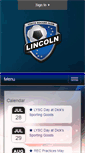 Mobile Screenshot of lincolnsoccer.org